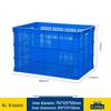 Large Rectangular Thick Plastic Basket for Vegetables and Fruits