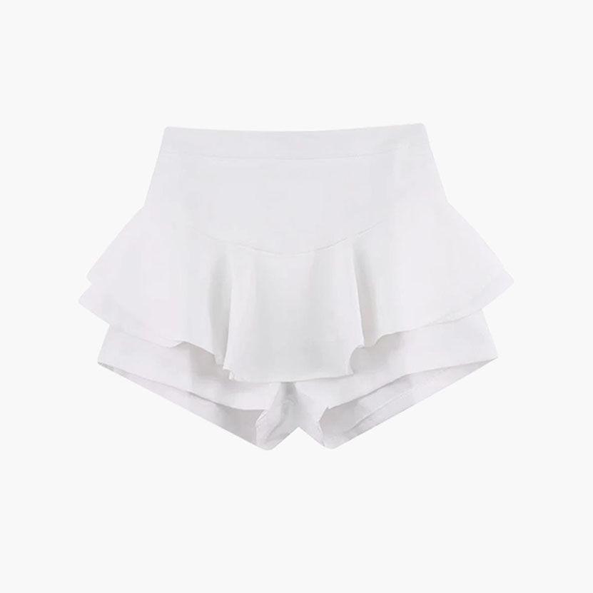 New Pure Desire High-Waisted A-Line Puff Skirt Pants - Summer Midi Skirt