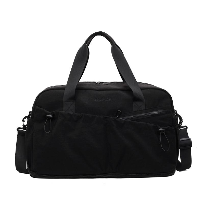 

Unisex Gym Travel Duffle Bag with Separate Wet Dry Compartments - Large Capacity Casual Bag for Short Trips