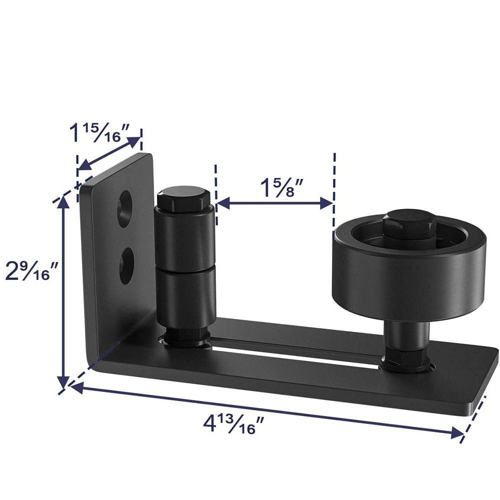 Stay Roller Door Slides Rails Adjustable Sliding Barn Bottom Sliding Door Guide  for Barn Door
