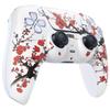 eXtremeRate LUNA PS5 Controller Replacement Front Shell and DIY Replacement Housing Shell and Touchpad Cover Plum Pattern (BDM-010, BDM-020, BDM-030,