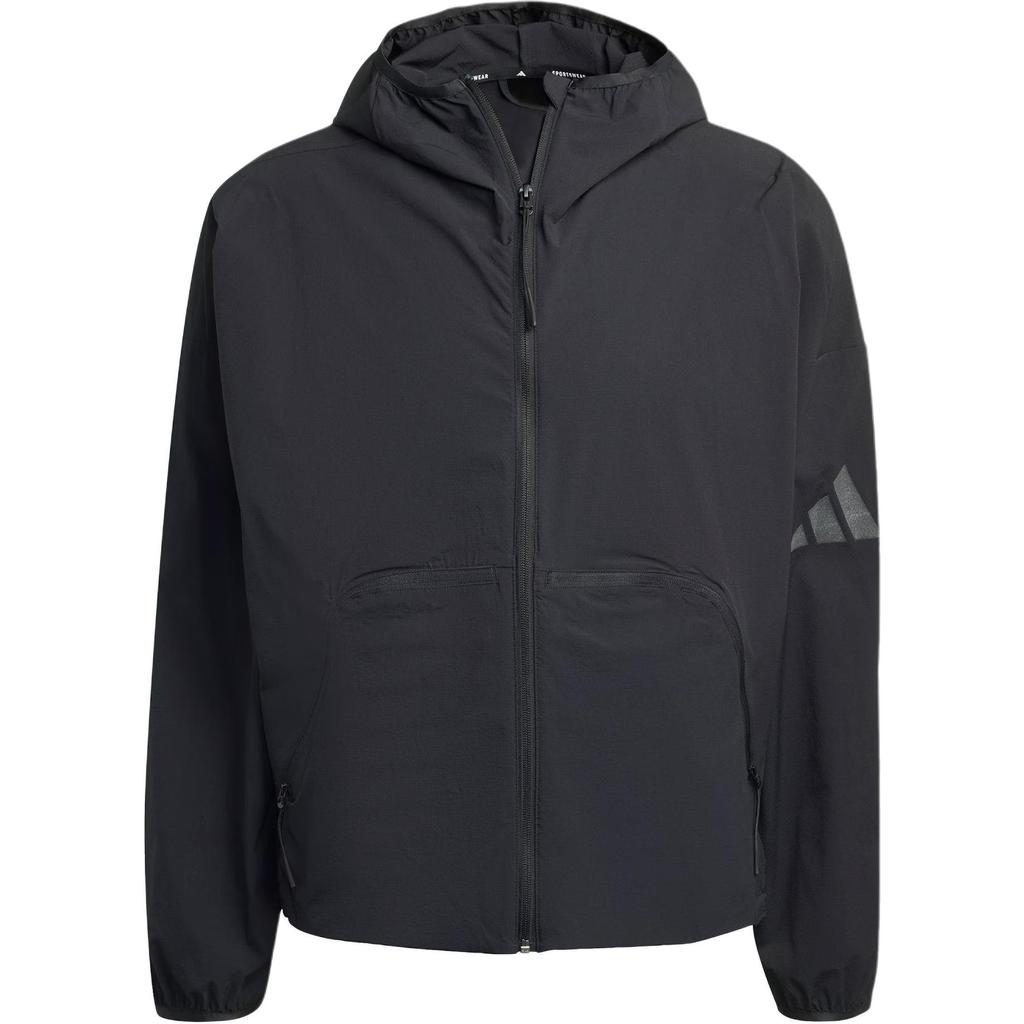 adidas Myshelter Ss25 Windbreaker Casual Loose Versatile Hooded Jacket Men Jacket JM3936