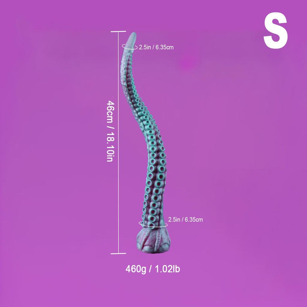 New Ultra-Long Silicone Octopus Tentacle Anal Plug for Unisex Use