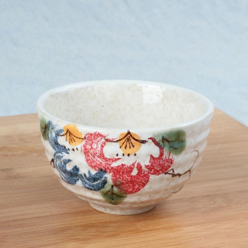 Heat Insulation Japanese Matcha Tea Bowl Ceramic Japanese Chasen Retro Green Tea Whisk