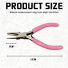 Mini 5Inch Round Concave Pliers Wire Looping Pliers Precision Jewelry Pliers Wire Looping Pliers for DIY Jewelry Making