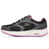 Lightweight Shock Absorbing Knee Support Running Shoes Women Sneaker Black Purple 128280-BKPR