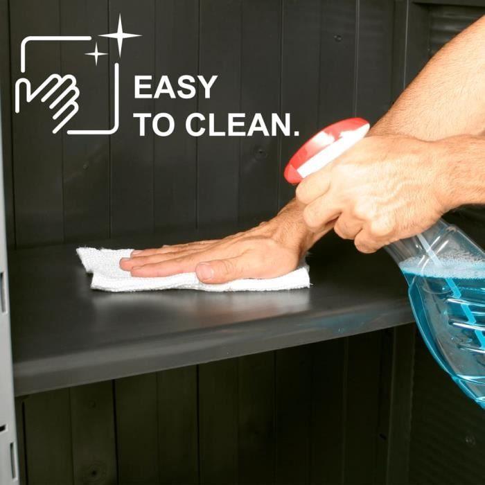 VidaXL Armoire en plastique 68x39x171,5 cm 337896