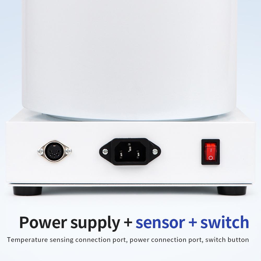 3L Heating Collecting Magnetic Stirrer Lab Equipment With Thermal Regulator 1500RPM Mixing Machine EU Plug