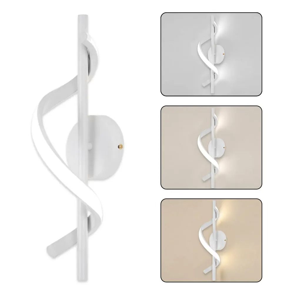 Luxurious Bedside Sconce Spiral Loft Lamps Lighting Decorative LED Wall Lamp  Living Room
