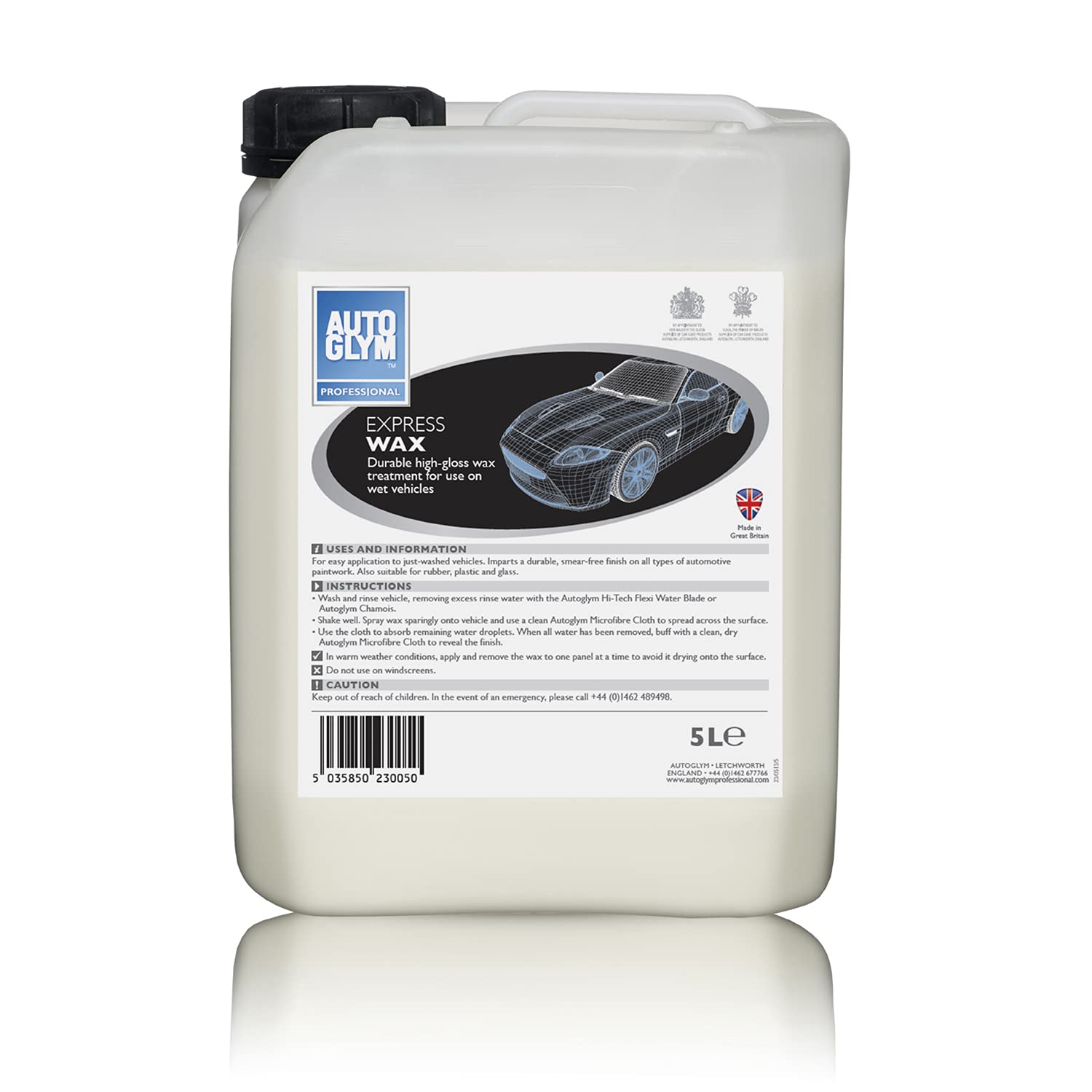 

Autoglym Express Liquid Car Easy to Carnauba Officially Product Number 20A23005JP Wax, Use, Biodegradable, Wet-Wash, Formula, 5L, Imported,