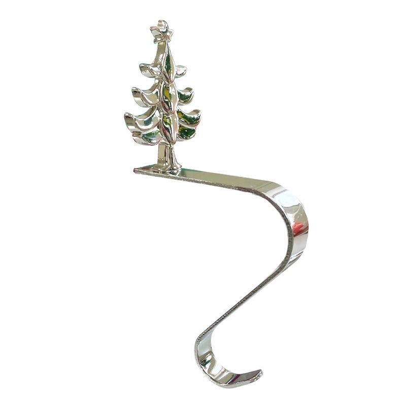 1 Stück eiserne Weihnachtshaken für Sockel und Ornamente, Metallhaken Typ B geeignet für saisonale Heimdekoration