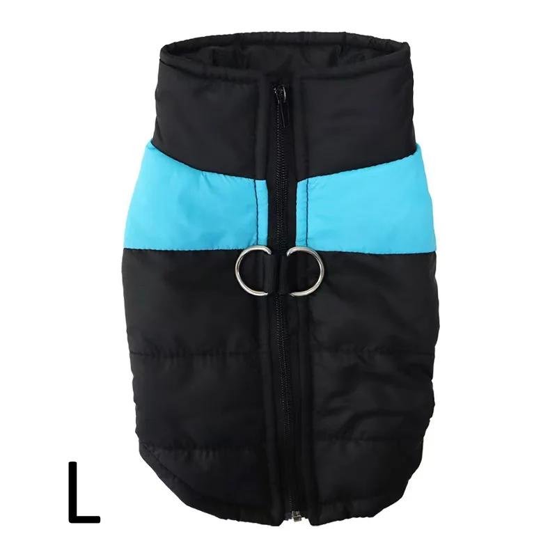Waterproof Warm Dog Clothes Pet Coat Winter Vest Padded Zipper Jacket Dog Clothing for Small Medium Big Dogs Outfit