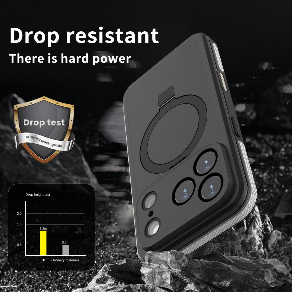REDPEPPER For iPhone 17 Pro IP68 Waterproof Case Compatible with MagSafe Kickstand Phone Back Cover