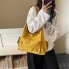 Women's Bag Large Capacity Tote Bag Solid Color Handbag Underarm Bag
