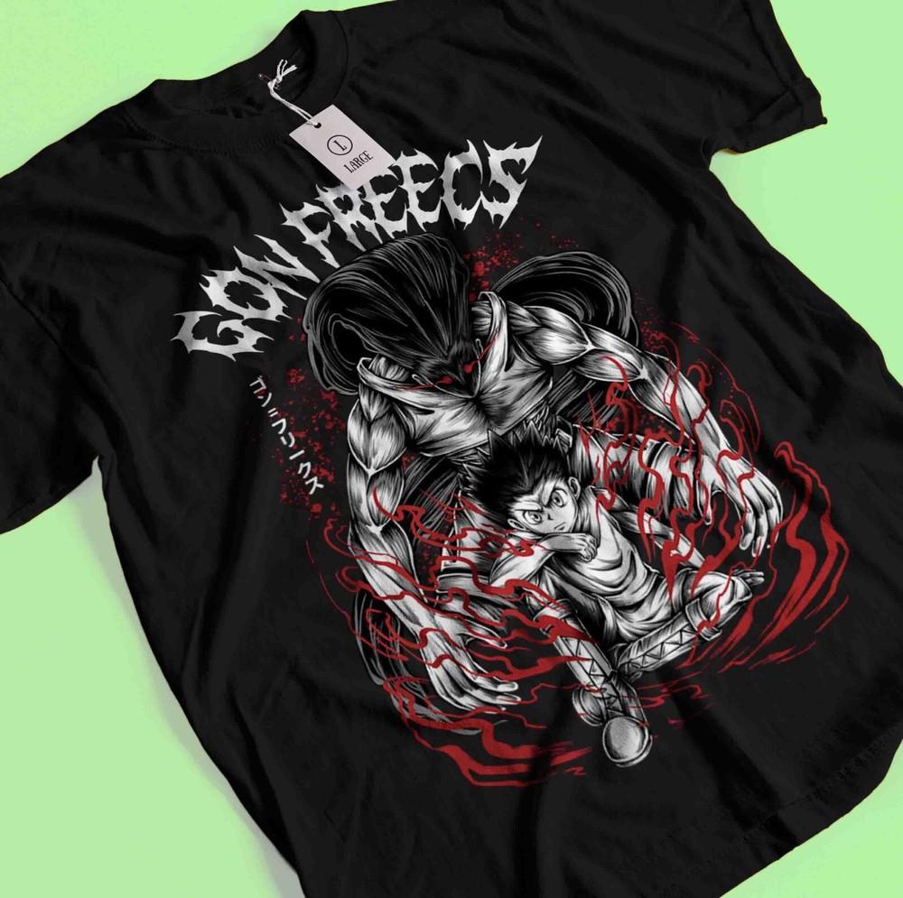 

Gon Shirt Hunter X Hunter HXH Hisoka Tshirt Killua Tee T-Shirt Meruem Kurapika 3XL