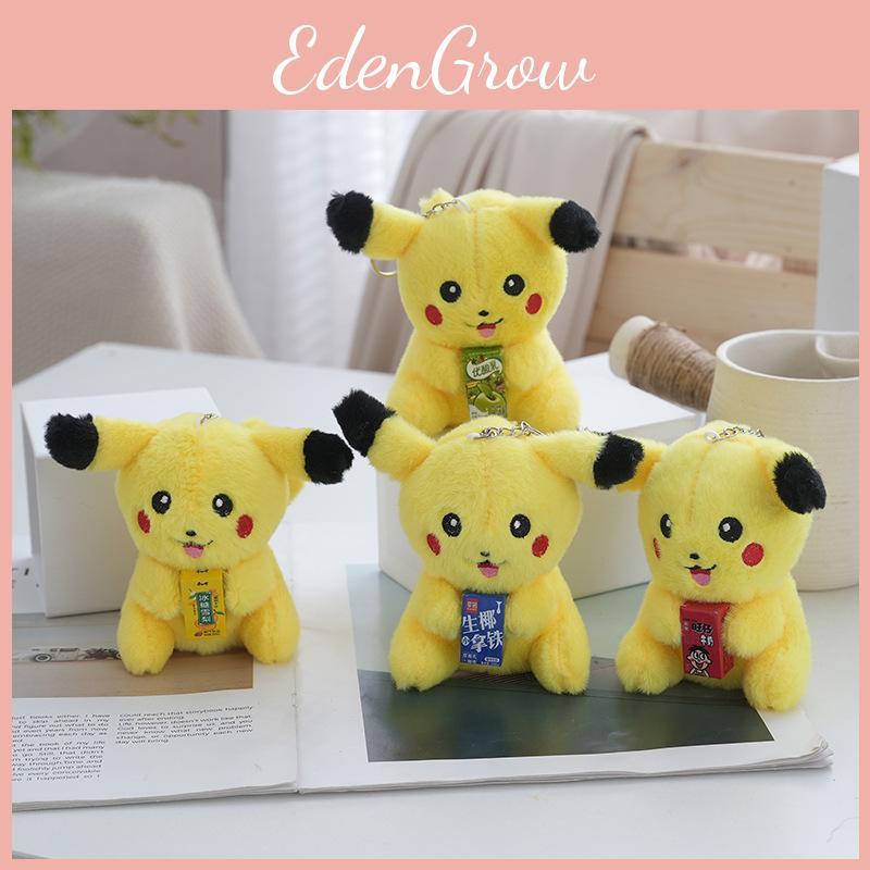 Pikachu Plush Whimsical Hanging Doll 12cm With Adorable Keychain For Kids And Adults