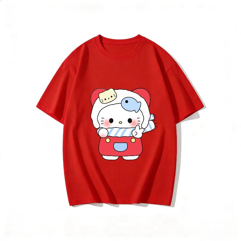 Womens 2026 New Highquality Printed Tshirt with Cute and Innovative Design Casual Cotton Fashion Y2K Round Neck Top for Women