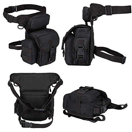 Forbestly Tactical Leg Bag, Military, Sports, Outdoor, Waterproof, Work Pouch, Multifunctional Leg Pouch, Climbing Pouch, Wear-Resistant, Bicycle Bag,