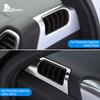 Chrome Abs Car Front Side AC Air Outlet Vent Trim Cover for Porsche Cayenne 2011-   Decor Interior Auto Accessories