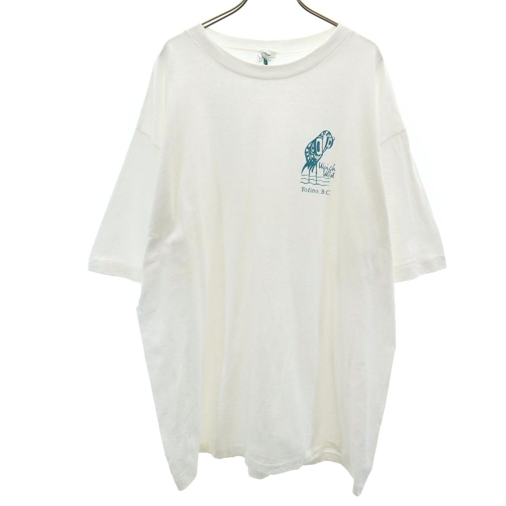 WAVES 90er Jahre Hergestellt in Kanada Altes Tofino B.C.. Kurzarm T-Shirt Herren Gebraucht