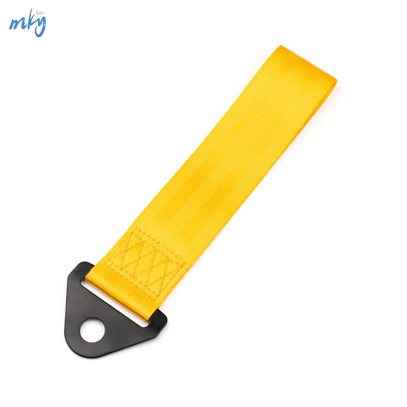High Quality Car Color Pendant Tow Strap Belt Tow Rope Ribbon Auto Accessories Trailer Ropes Bumper Towing Strap Trailer belt