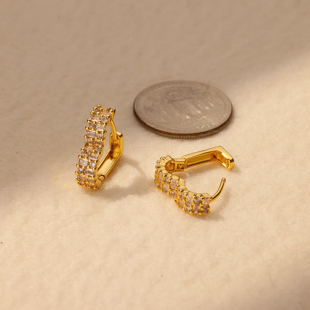 Schwarze Zirkon Ohrringe für Damen Mädchen Elegant Edelstahl Stecker Ohrringe 2024 Trend Einzigartiges Design Paar Schmuck Accessoires