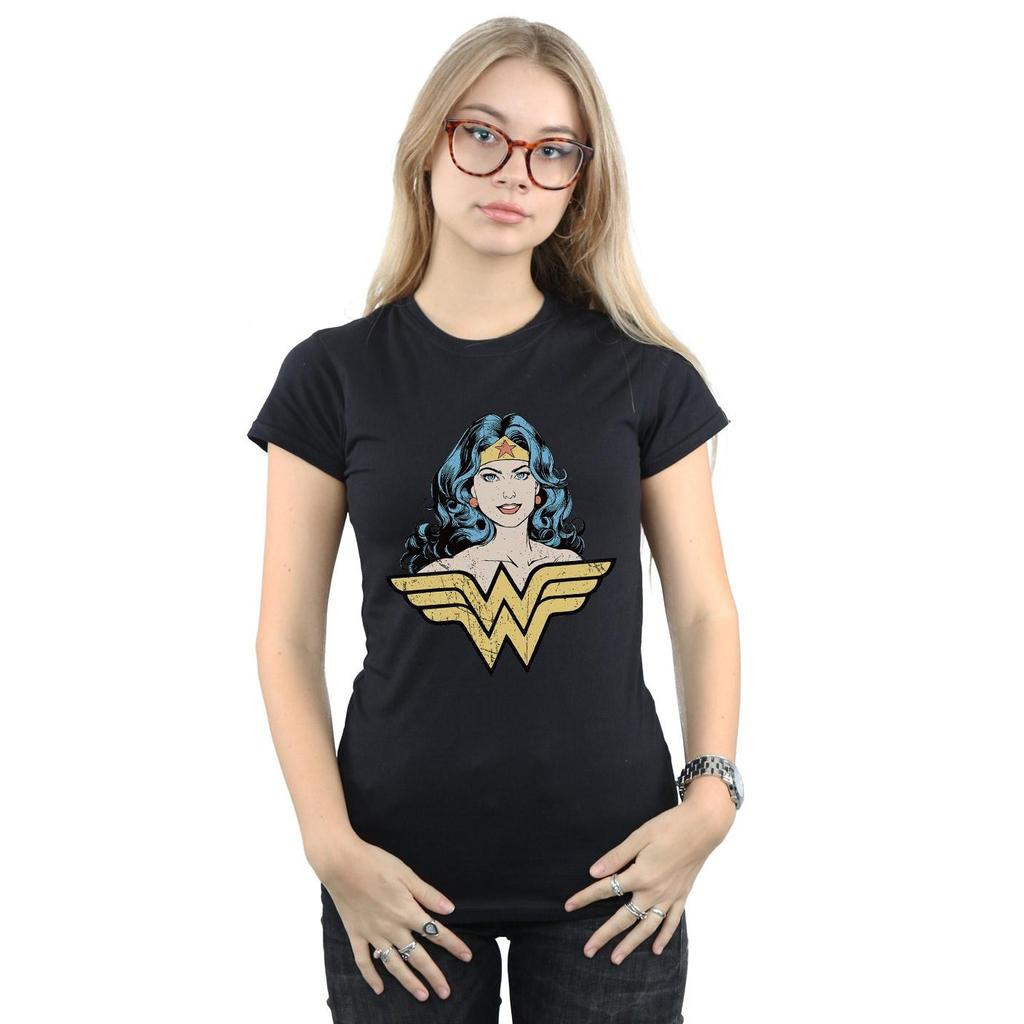 Wonder Woman Womens/Ladies Gauze Cotton T-Shirt
