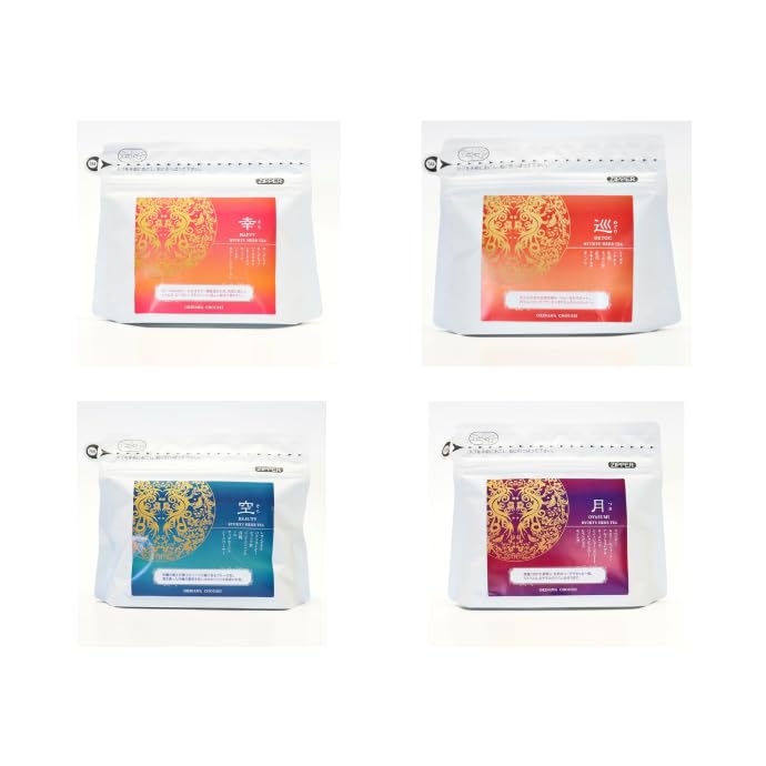 

Sanpin Tea Set of 4 Ryukyu Herbal Teas + (Happiness, Circulation, Sky, Moon)
