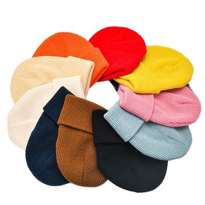 Best-Selling OEM Wool Knitted Beanie Hand Drawn Custom Logo Embroidery Common Outdoor Warm Hat for Travel and Beach Use