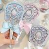 Flowerknows Makeup Hand Shell Pearl Collection Makeup Mirrors High Beauty Portable Hand Mirror