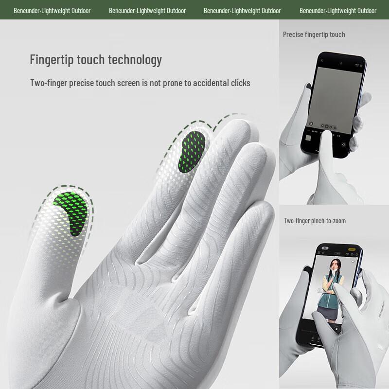 

Перчатки для сенсорного экрана Banana Guard с тонкой защитой от УФ-лучей XXS