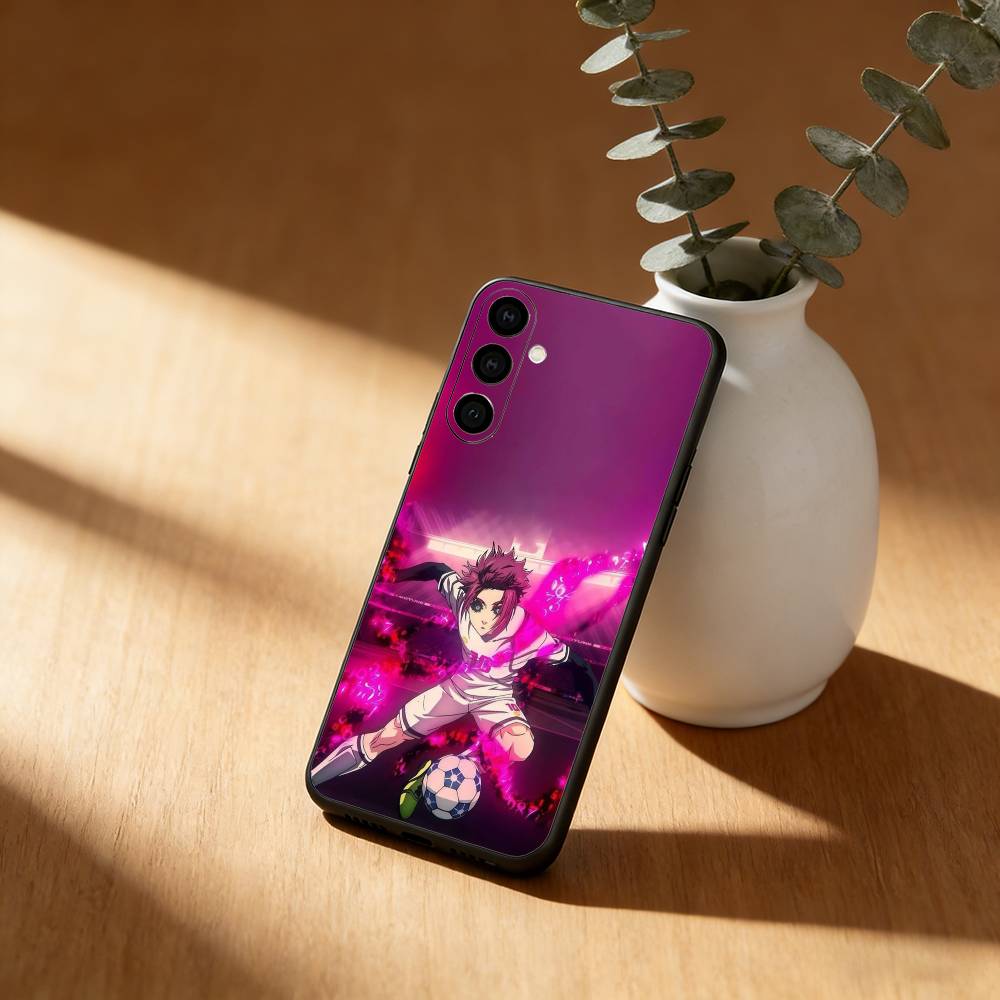 Anime B-Blue Lock Phone Case For Samsung Galaxy A91,80,73,72 ,71,53,52,32 ,31,22,21s,20,Soft Black Case