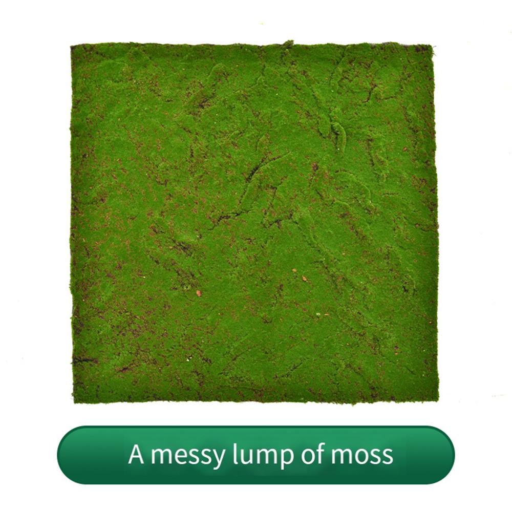 Artificial Green Plants Moss Grass Fake Grass Eternal Life Mini Landscape Crafts for Home Garden Hotel Decoration Straw Mattress