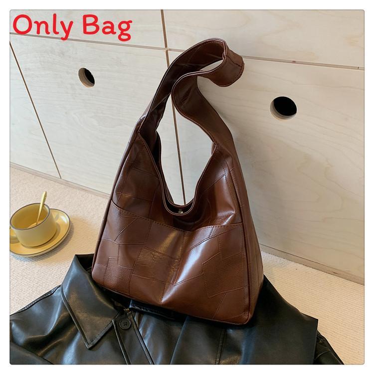 Street Style Pu Bucket Bag With Magnetic Closure For Casual Travel Women