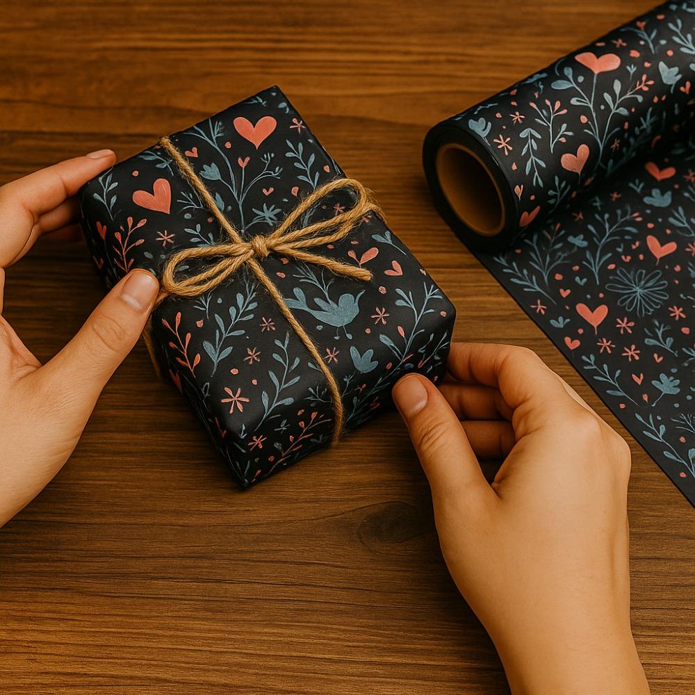 1roll Extra Long 43.18cm x 299.72cm Gift Wrap Roll Elegant wrapping paper for Scrapbooking,Party Decorations gift wrapping paper