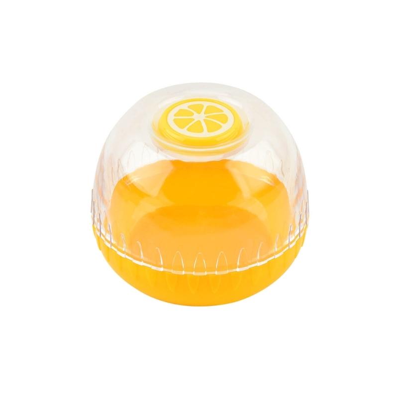 

Portable Stackable Fruit Container With Lid Food Grade Plastic Container for Fridge Portable Picnics Accessory Use жёлтый