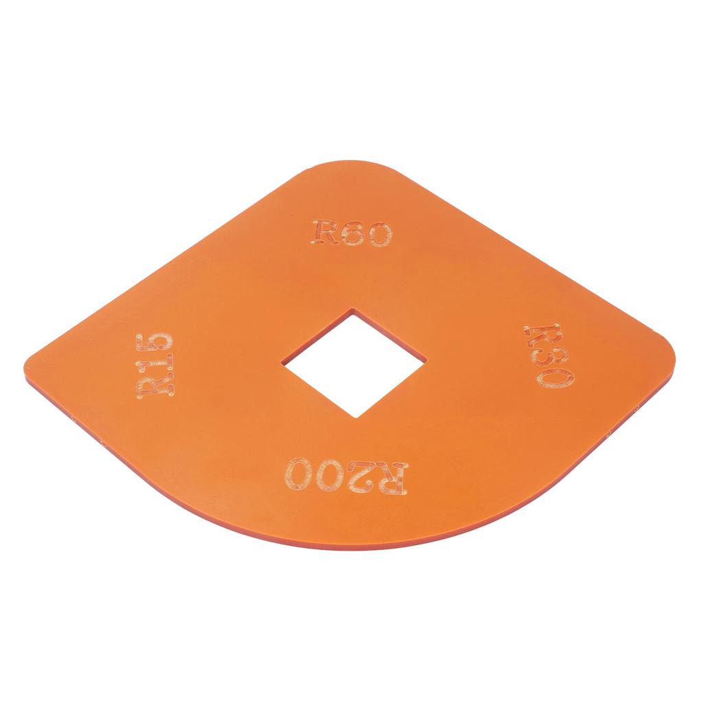 Rounded Corner Locator R15 R30 R60 R200 Radius Template Jig for Cabinet Closet Cutting Woodworking
