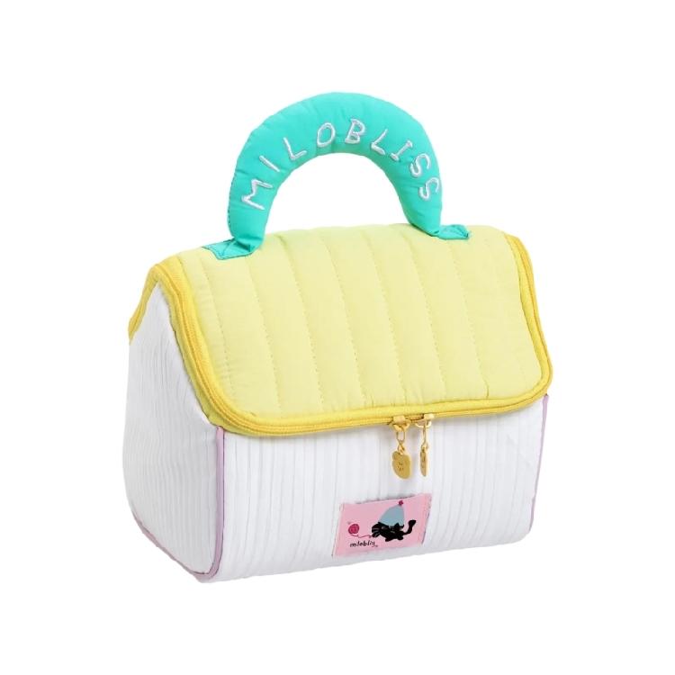 Schönes Haus Kosmetiktasche Handgehaltene Make-up-Tasche Große Kapazität Hautpflege Aufbewahrungstasche Kulturtasche Reise Waschtasche