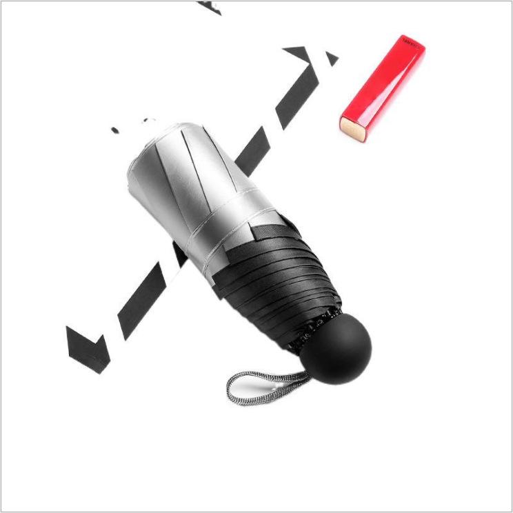 Wow Ultra-Light Five-Fold Customized Umbrella - UV Protection and Sunshade for All Weather