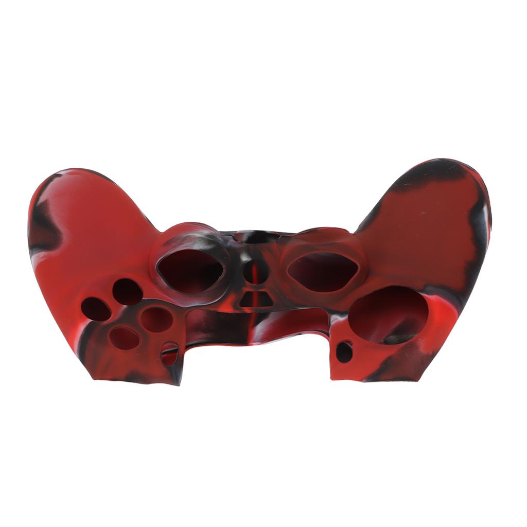Silicone Case Slip Resistance Protective Grip Cover with 1 Pair Thumb Grips for PS4