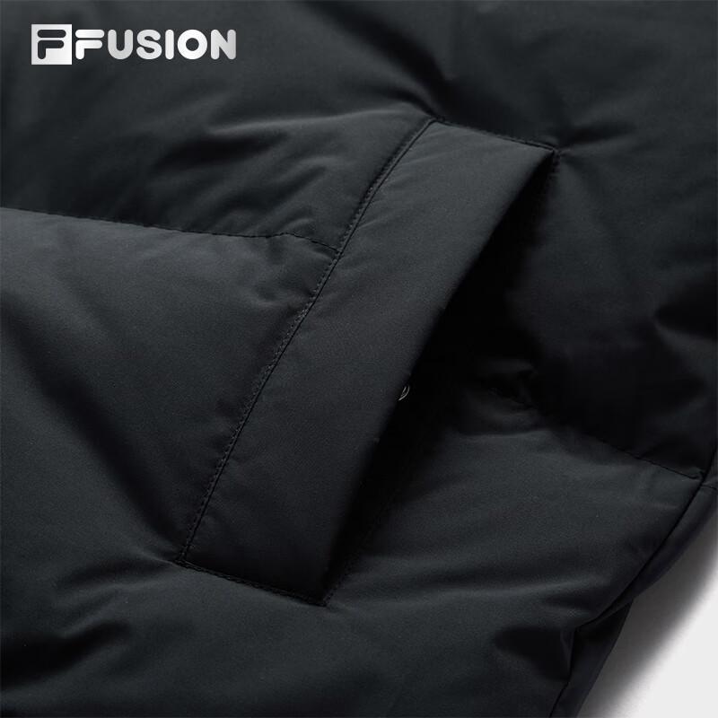 FILA FUSION Women's Hooded Loose Long Down Jacket