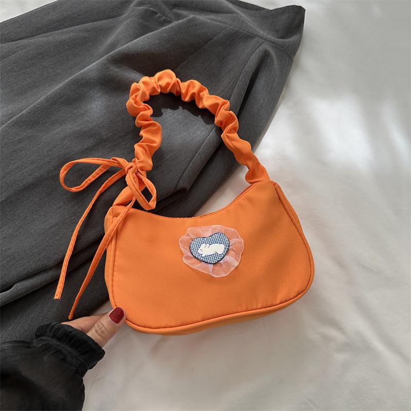 Trendy Canvas Shoulder Bag For Women 2023 Fall Fashion Retro Underarm Bag Street Style