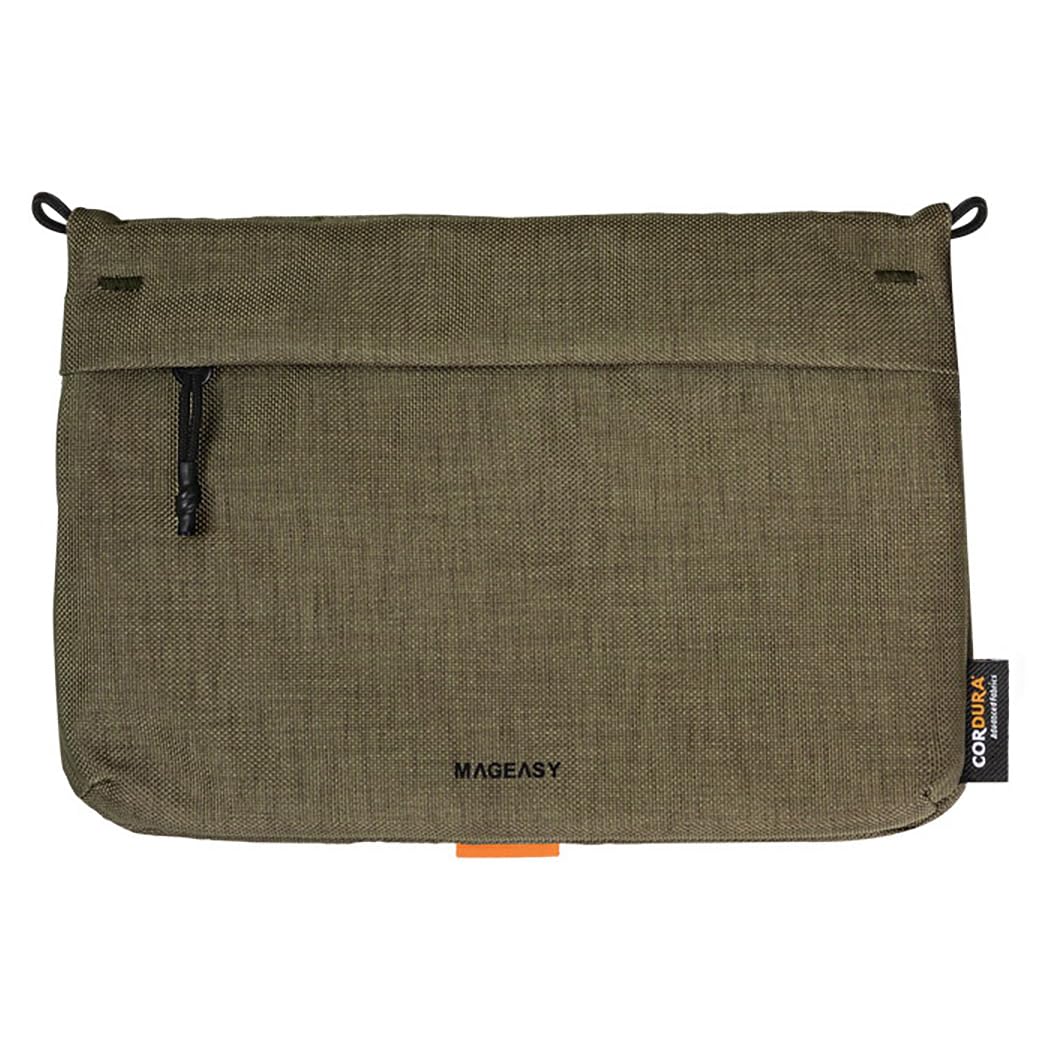 

sacoche shoulder strap can be attached with Smartphone pouch with storage pocket Small item pouch men and 2L SACOCHE Wild Green [MagEasy]