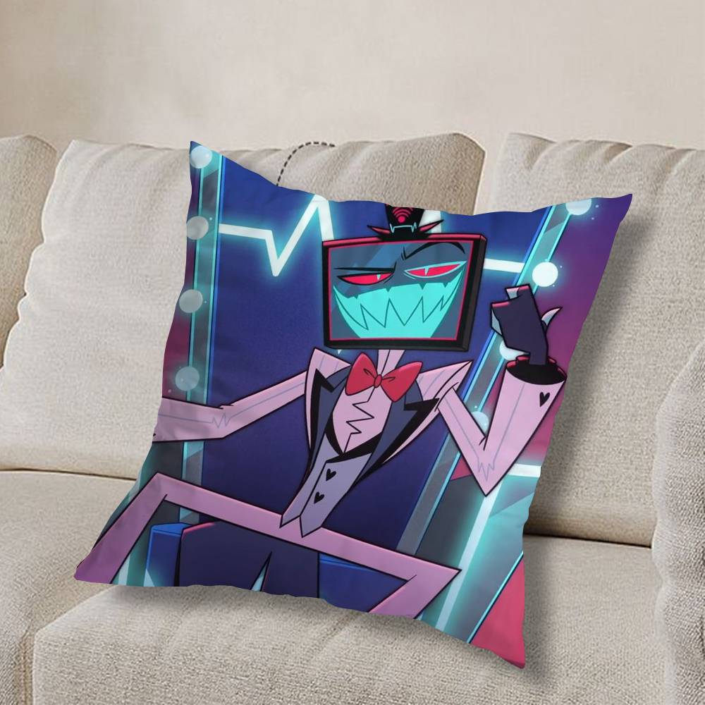 Hazbin Vox H-HotelS Fidati di Noi Federa Federa Cuscino Divano Soggiorno Copricuscino Adatto Per Casa Camera da Letto Decorazione Stanza