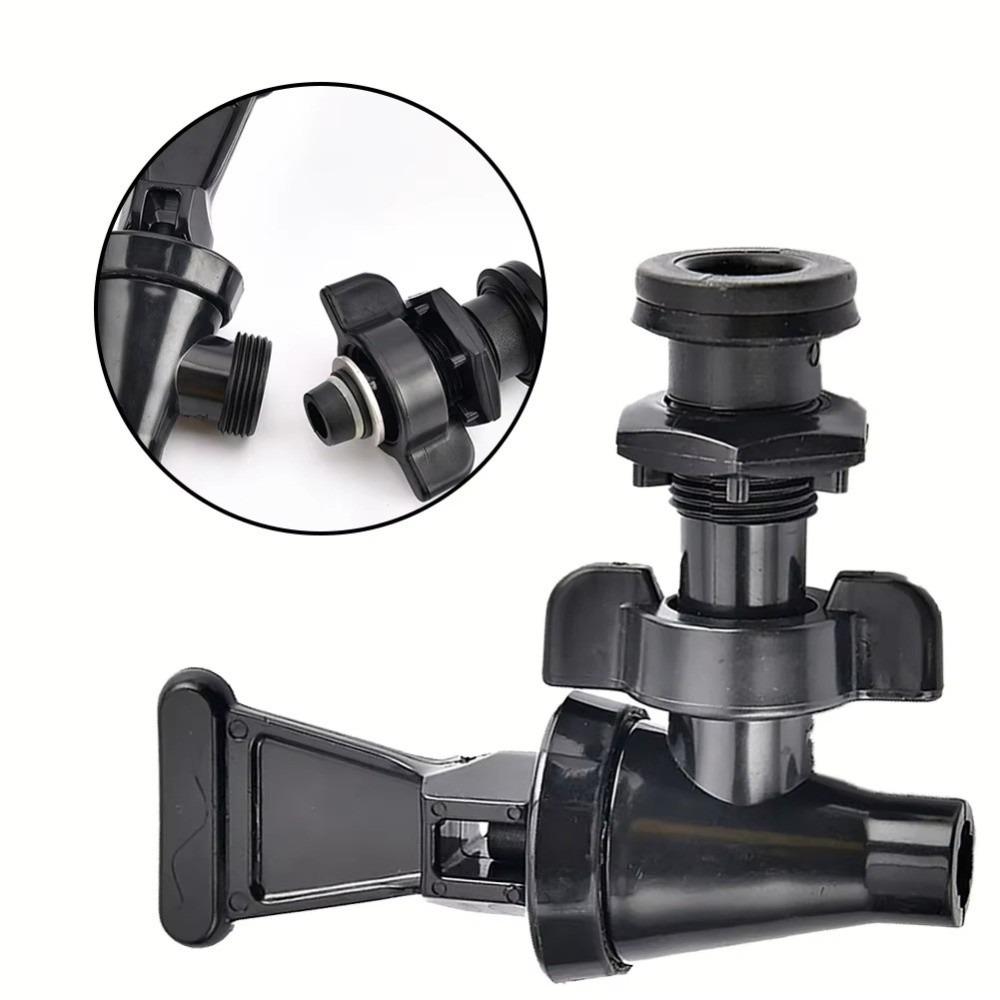Upgraded Water Dispenser Faucet Tap Black Milk Tea Bucket Faucet for Cold Drink Jar Juice Beer