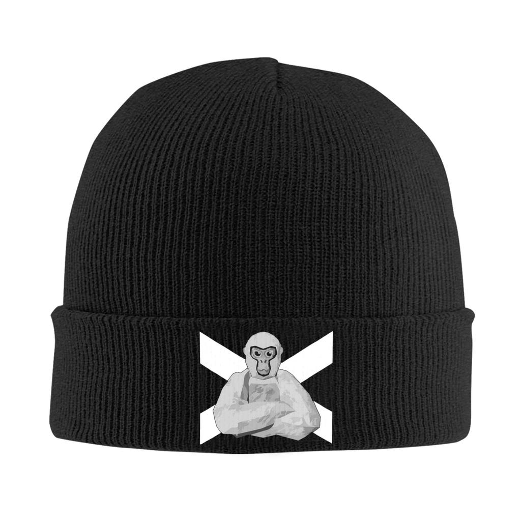 Gorilla Tag Warm Knitted Cap Winter Knit Bonnet Hat Skullies Beanies Hip Hop Caps for Unisex