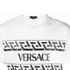 VERSACE T-Shirts Men's White Crew Neck Moderate Straight Fit 1002428-1A01780-1W000