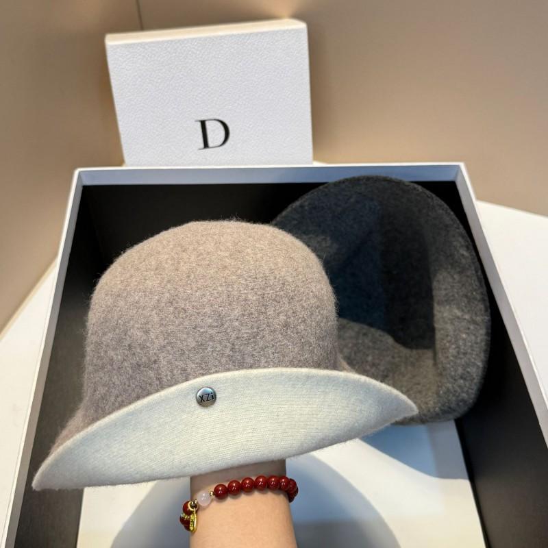 High-Quality Wool Bucket Hat Women - Fall Winter Fashion Casual Sun