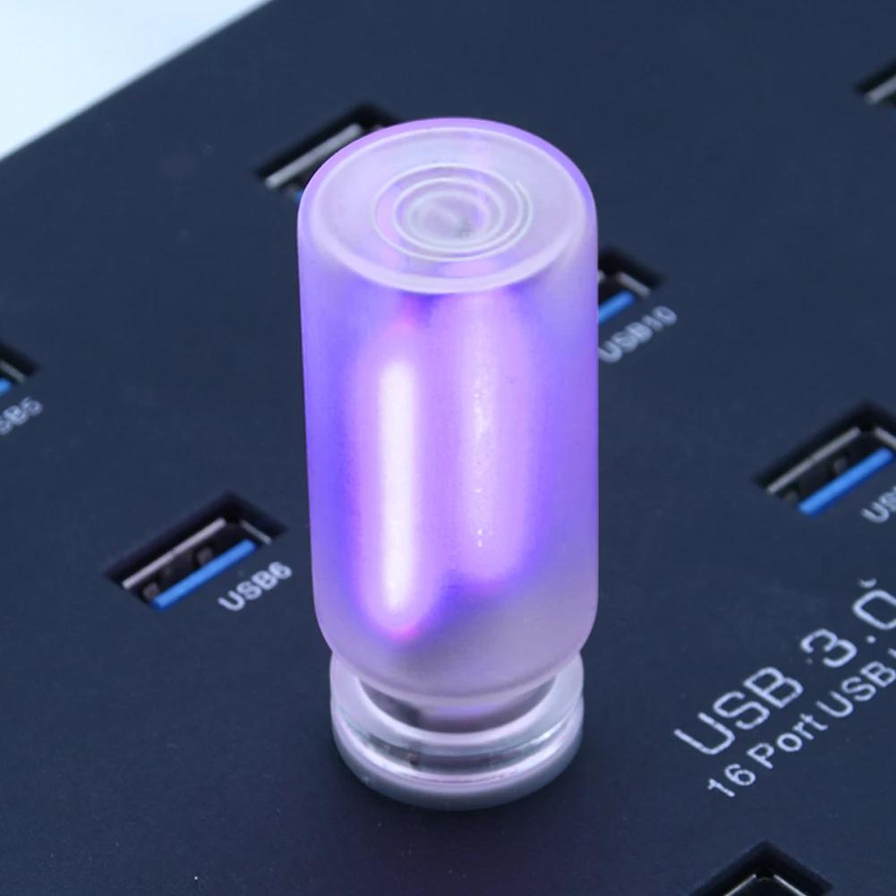 

Car Frosted Glass Atmosphere Light USB Touch Control LED Light Bulb Incandescent Lamp LED Filament Bedroom Night Decoration фиолетовый