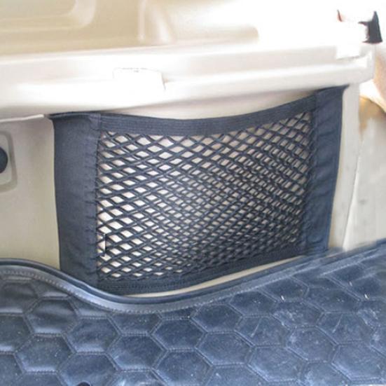 Car Auto Back Rear Trunk Seat Elastic String Net Mesh Storage Bag Pocket Cage
